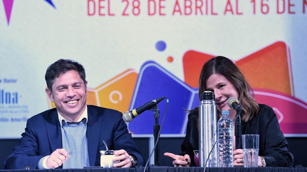 El gobernador Axel Kicillof en la Feria del Libro 20220511