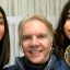 Alberto Ferriols con sus hijas Bettina y Noelia