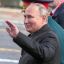 Putin durante los festejos en Moscú.