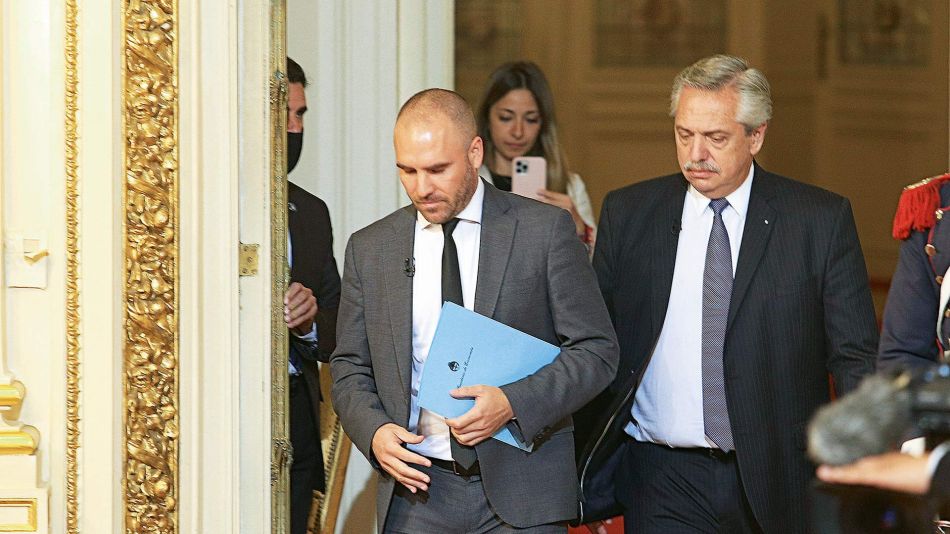 Martín Guzmán y Alberto Fernández