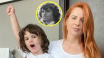 Agustina Kämpfer y su hijo Juan, Jim Morrison.