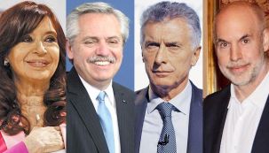 Cristina Kirchner, Alberto Fernández, Mauricio Macri y Horacio Rodriguez Larreta. 20220513