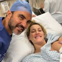 Mica Viciconte y Fabián Cubero en familia