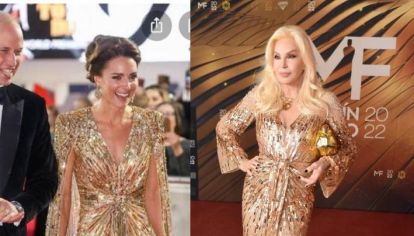 Premios Martín Fierro 2022: Susana Giménez lució un vestido que también usó Kate Middleton