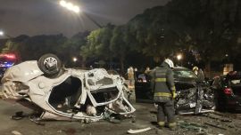 Choque múltiple frente al Hipódromo de Palermo deja 2 muertos y 9 heridos