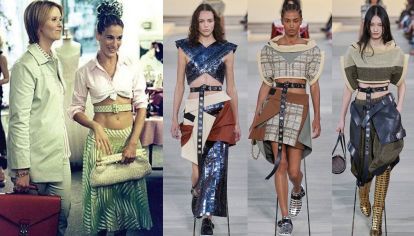 Carrie Bradshaw inspira a Louis Vuitton en su último desfile: el cinturón se lleva a la cintura