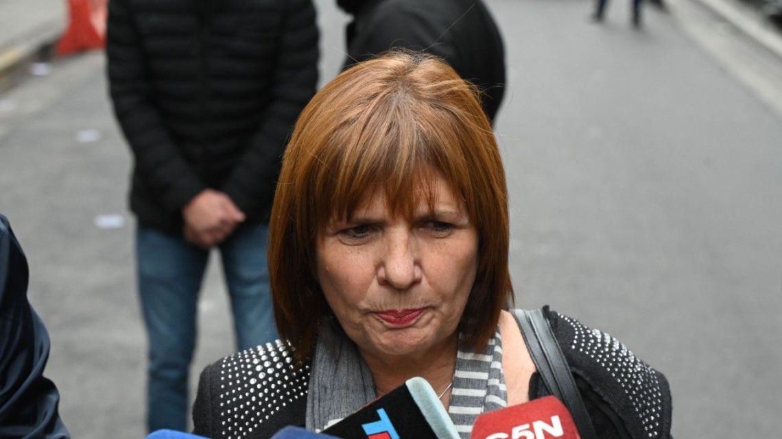 PRO chair and former security minister Patricia Bullrich.