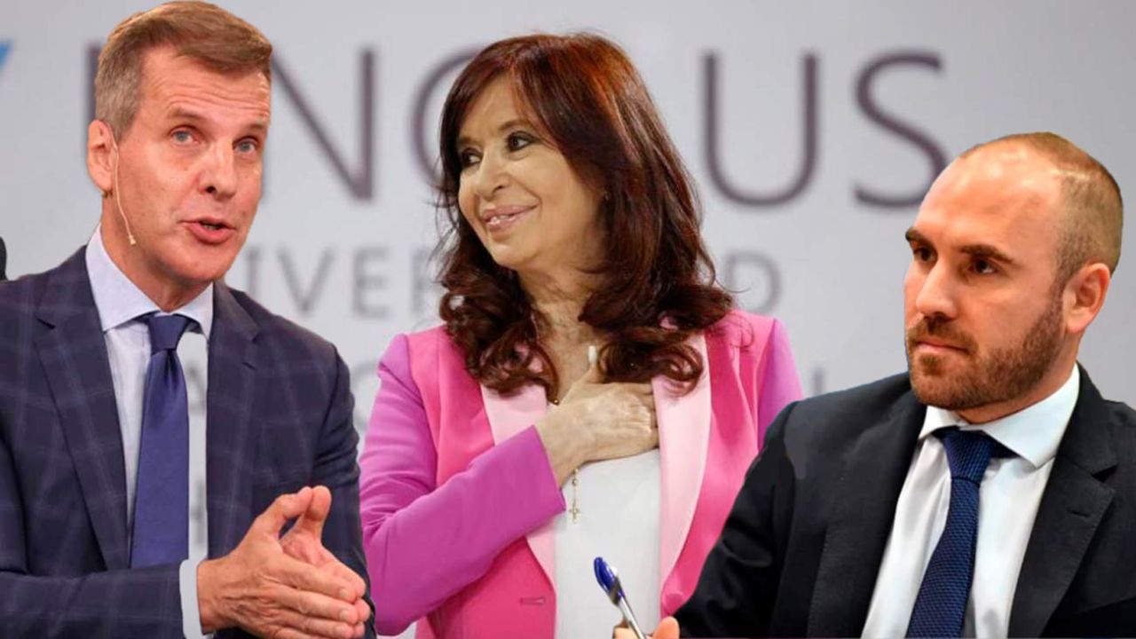 Martín Redrado - Cristina Kirchner -Martín Guzmán | Foto:Montaje