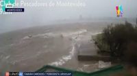 Un muerto en Uruguay tras el paso del ciclón extratropical
