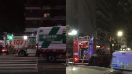 Incendio en Belgrano dejó un muerto y tres heridos, entre ellos uno de los hijos de Roberto Pettinato