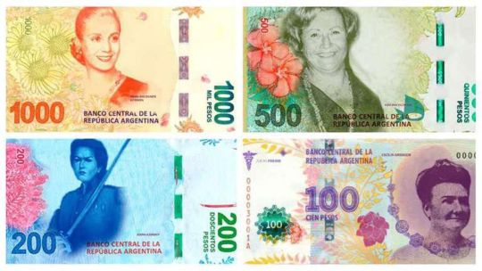 Los nuevos billetes que presentará el Gobierno: próceres nacionales y paridad de género