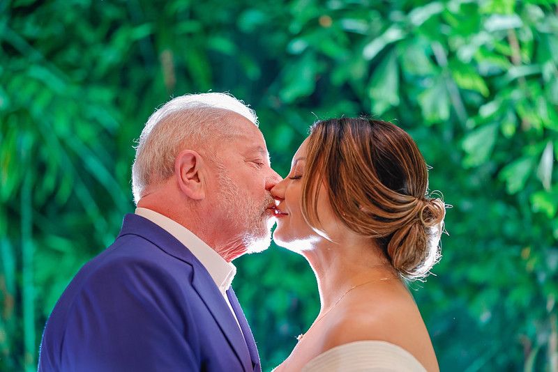 Boda de Lula y Rosângela da Silva.