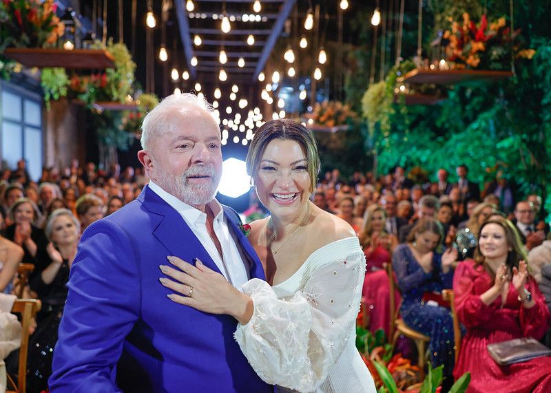 Boda de Lula y Rosângela da Silva.