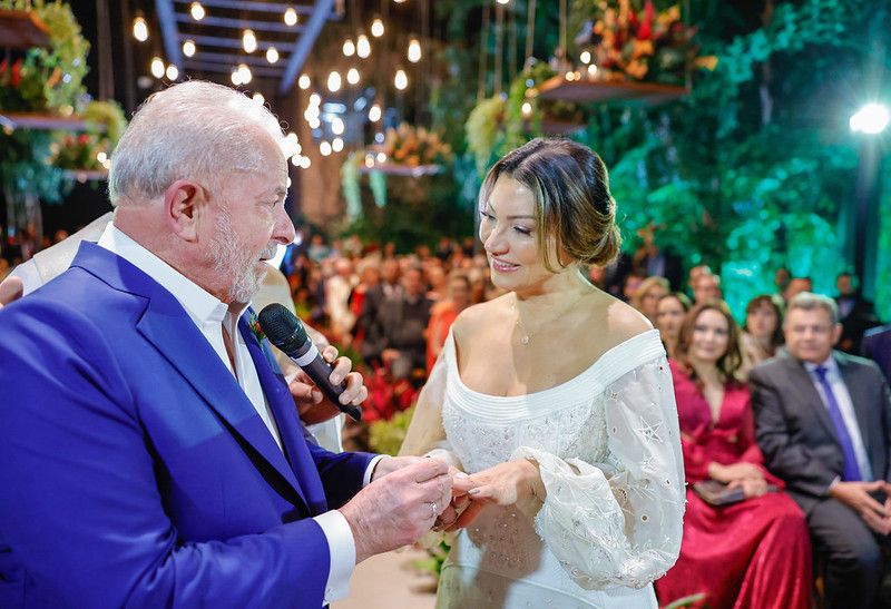 Boda de Lula y Rosângela da Silva.