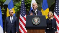 Joe Biden se reune con los mandatarios finlandeses