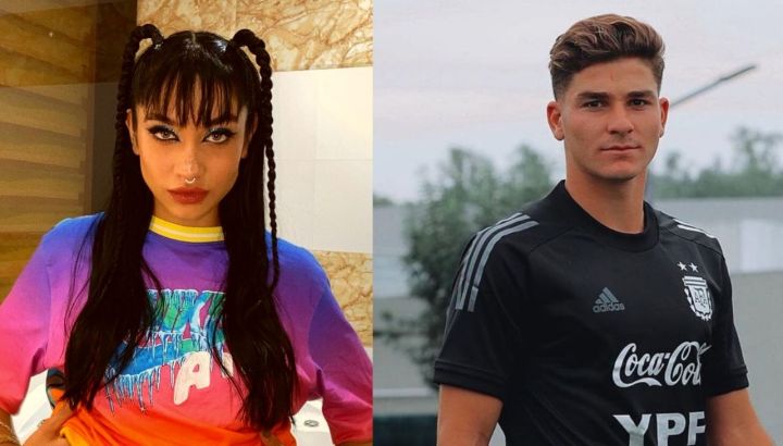 María Becerra estaría relacionada sentimentalmente con Julián Álvarez