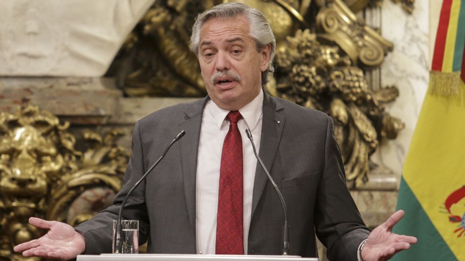 El presidente Alberto Fernández