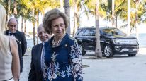 Las fotos de la reina Sofía de España durante su visita en Miami 