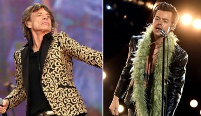 Mick Jagger y Harry Styles