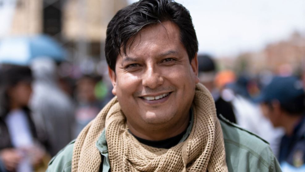 Max Mendoza, líder universitario de Bolivia
