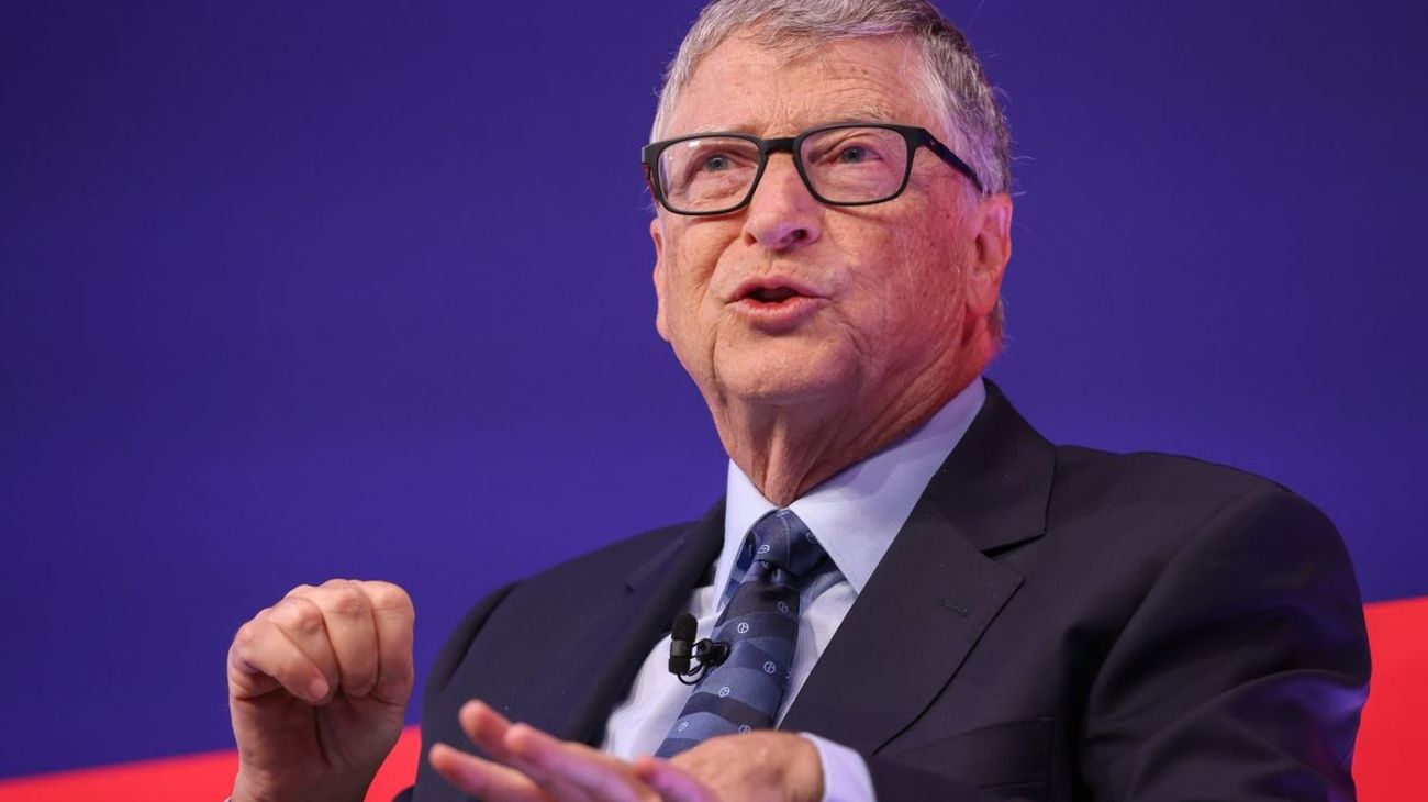 El multimillonario fundador de Microsoft y filántropo estadounidense Bill Gates