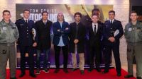 Top Gun tuvo su avant premiere en Uruguay, con oficiales de la EMA