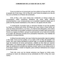 Todos los detalles de la visita del rey Juan Carlos al rey Felipe y Letizia Ortiz en Madrid