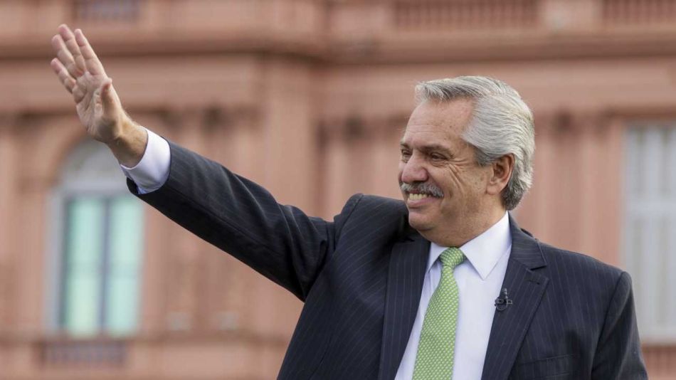 El presidente Alberto Fernández