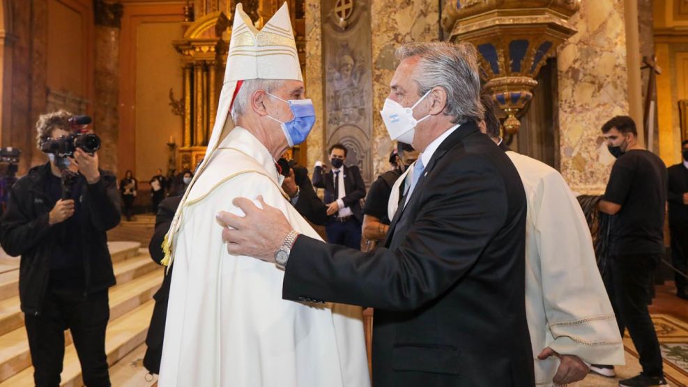 El presidente participa del tedeum por el 25 de Mayo en la Catedral de Buenos Aires 20220525