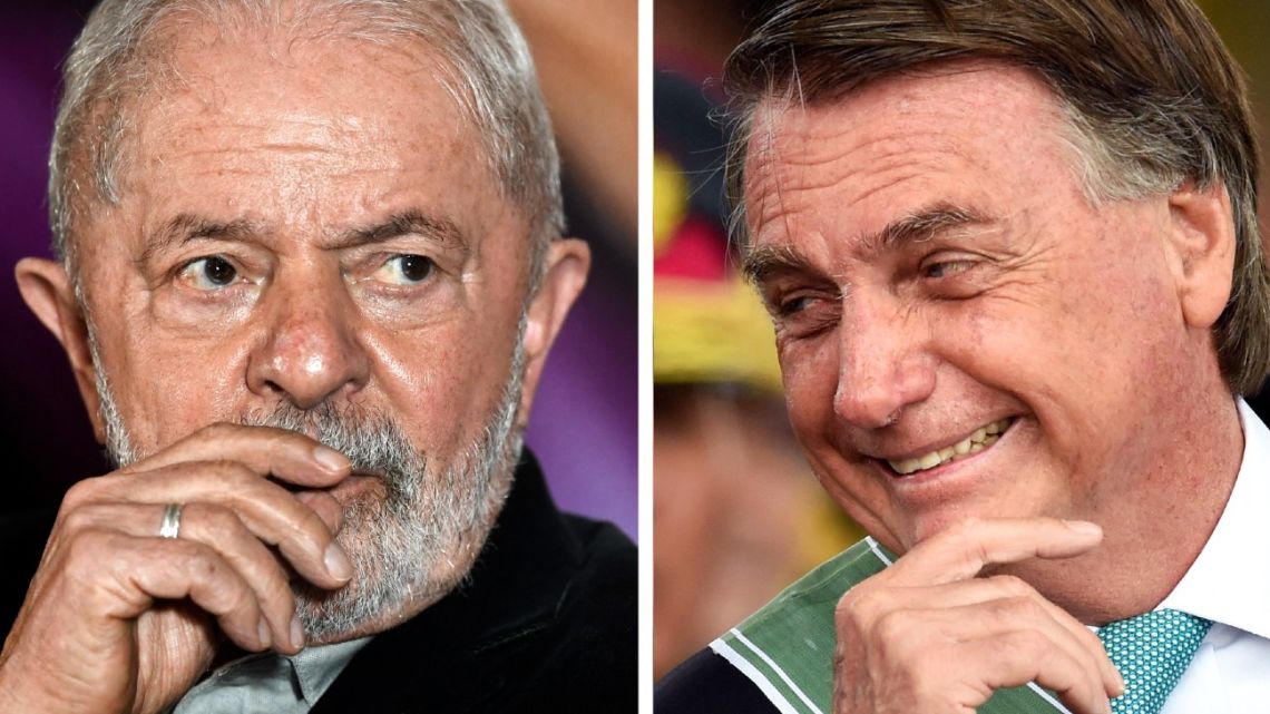 Luiz Inácio Lula da Silva and Jair Bolsonaro.