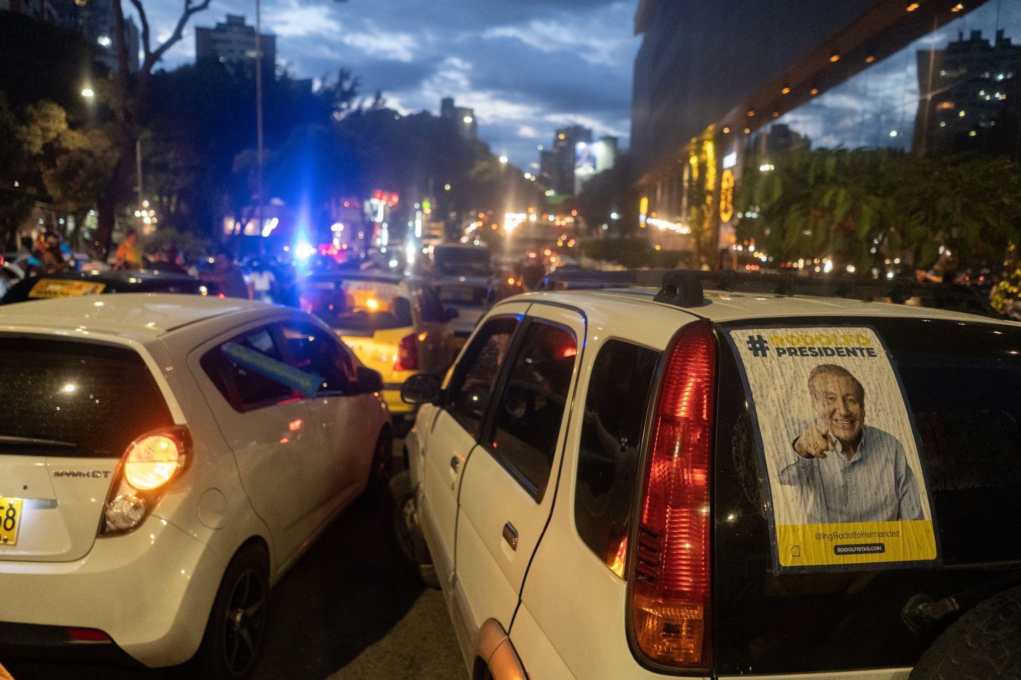 Presidential Candidate Rodolfo Hernandez Holds Election Night Rally