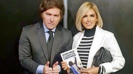 Javier Milei y Viviana Canosa.