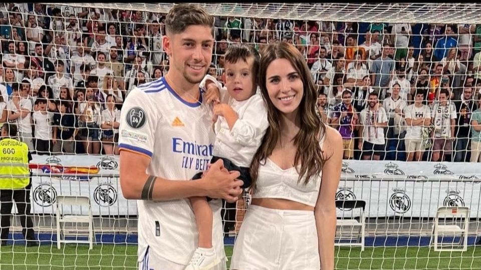 Fede Valverde celebró la Champions junto a su familia 