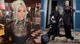 Layering, el truco para reciclar looks como lo hizo Kim Kardashian en el casamiento de su hermana, Kourtney