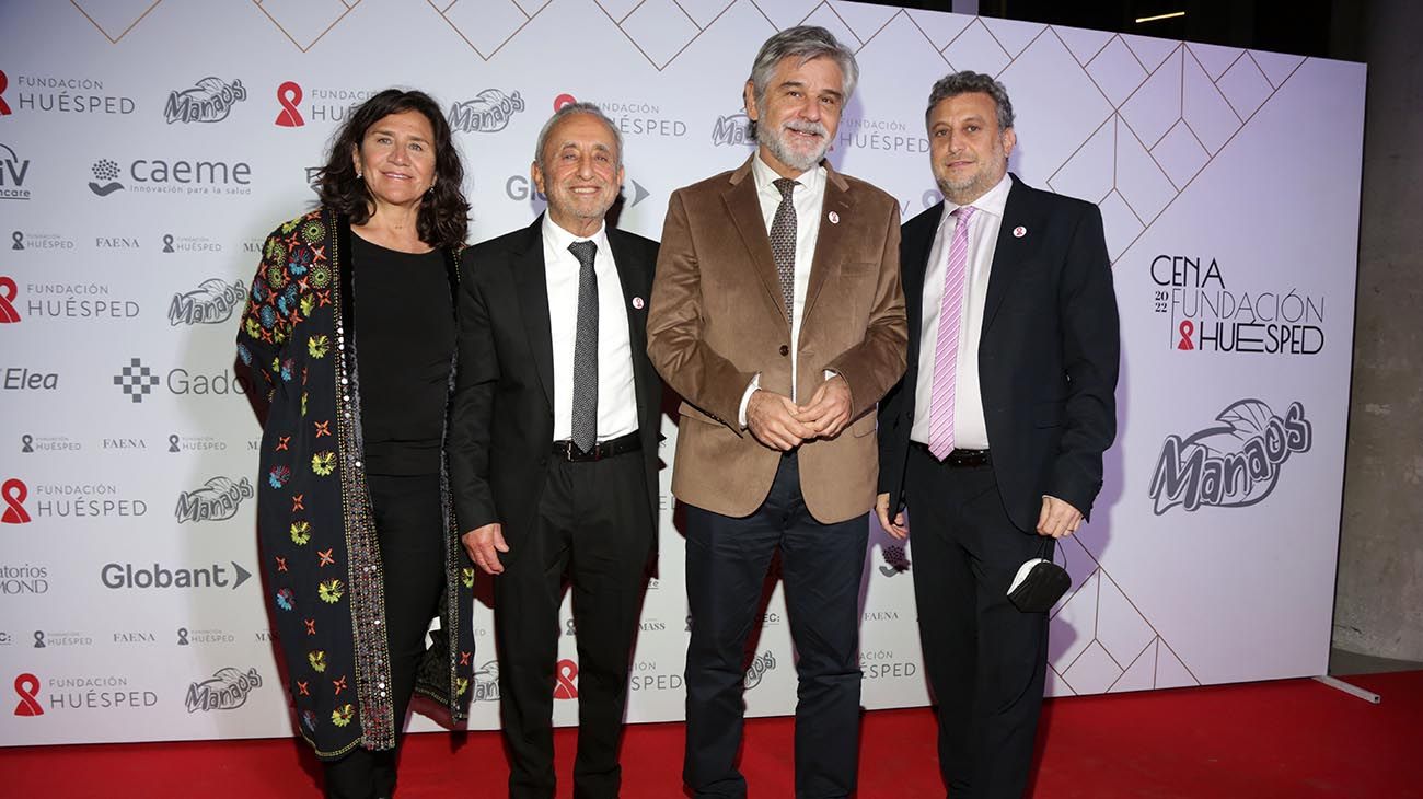 Zulma Ortiz, Pedro Cahn, Daniel Filmus y Leandro Cahn