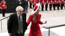 El primer ministro británico, Boris Johnson durante las celebraciones del jubileo de platino de la reina Isabel II  20220603