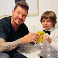 Así fue la tarde de fútbol de Marcelo Tinelli y su hijo, Lolo Tinelli