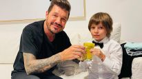 Así fue la tarde de fútbol de Marcelo Tinelli y su hijo, Lolo Tinelli