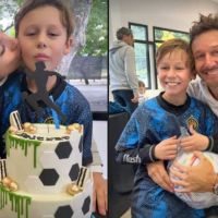 Así fue el cumpleaños de Beltrán Vicuña con Benjamín Vicuña y Eli Sulichin 