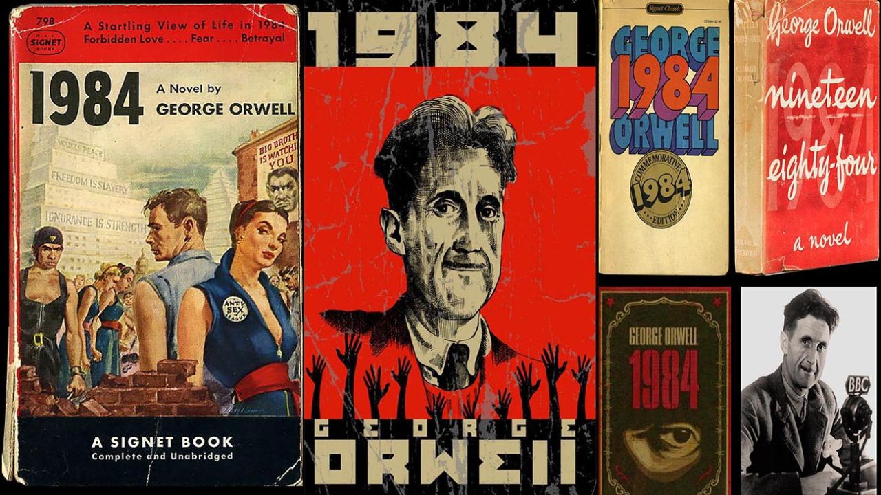 George Orwell nos dejó “1984”, su profecía de un futuro gris con las manos  atadas al Estado