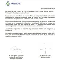 Cómo sigue la salud de Tiziano Gravier, el hijo de Valeria Mazza 