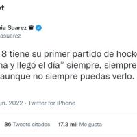 La China Suárez compartió la reflexión que hizo su hija Rufina: "Mi maestra"