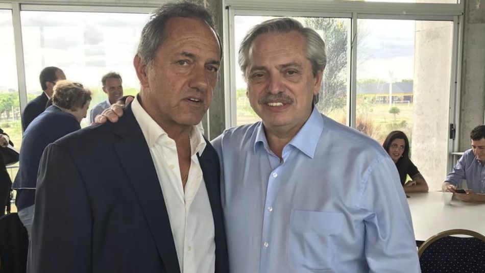 Alberto Fernández y Daniel Scioli 20220607