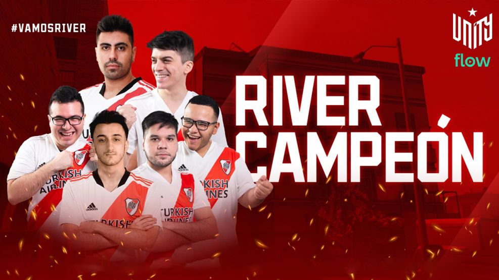 River se consagró bicampeón de la Unity League Flow de CS:GO