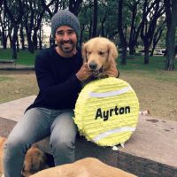 Nacho Viale presentó a sus nietos: "Feliz"