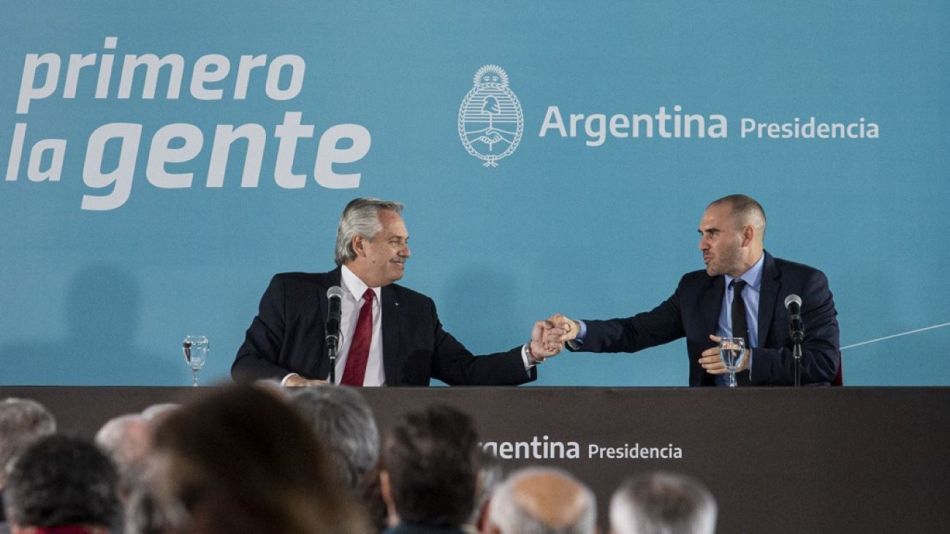 Alberto Fernández y Martín Guzmán