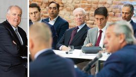 Alberto Fernández tuvo más reuniones además de las de Rocca y Pagani.