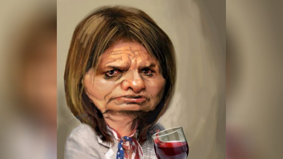 Caricatura de Patricia Bullrich