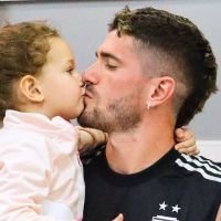 Así fue el tierno encuentro de Rodrigo de Paul con su hija Francesca