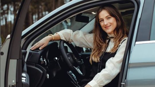Patricia Pita, piloto uruguaya de rally.